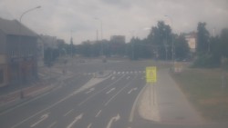 Křižovatka ulic Komenského a Velké Novosady