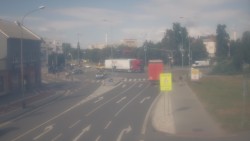 Křižovatka ulic Komenského a Velké Novosady