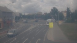 Křižovatka ulic Komenského a Velké Novosady