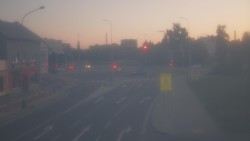 Křižovatka ulic Komenského a Velké Novosady