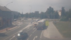Křižovatka ulic Komenského a Velké Novosady
