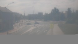 Intersection of Komenského Street and Velké Novosady Street