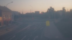 Křižovatka ulic Komenského a Velké Novosady
