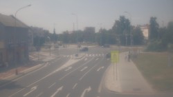 Křižovatka ulic Komenského a Velké Novosady
