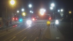Křižovatka ulic Komenského a Velké Novosady