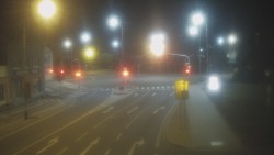 Křižovatka ulic Komenského a Velké Novosady