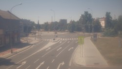 Skrzyżowanie ulic Komenskiego i Velké Novosady