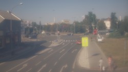 Křižovatka ulic Komenského a Velké Novosady