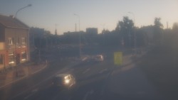 Křižovatka ulic Komenského a Velké Novosady