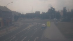 Křižovatka ulic Komenského a Velké Novosady