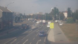Křižovatka ulic Komenského a Velké Novosady