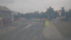 Křižovatka ulic Komenského a Velké Novosady