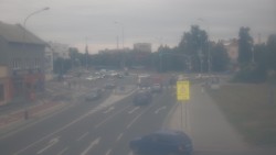 Intersection of Komenského Street and Velké Novosady Street