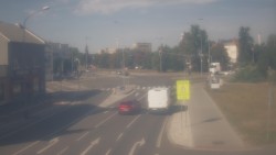 Křižovatka ulic Komenského a Velké Novosady
