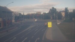 Křižovatka ulic Komenského a Velké Novosady