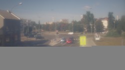 Křižovatka ulic Komenského a Velké Novosady