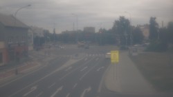 Křižovatka ulic Komenského a Velké Novosady
