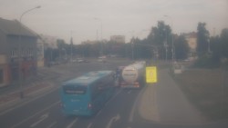 Křižovatka ulic Komenského a Velké Novosady