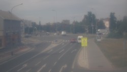Křižovatka ulic Komenského a Velké Novosady