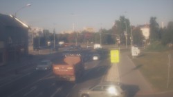 Křižovatka ulic Komenského a Velké Novosady