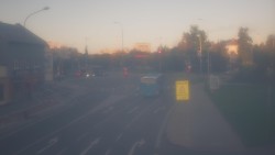 Křižovatka ulic Komenského a Velké Novosady
