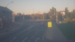 Křižovatka ulic Komenského a Velké Novosady