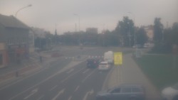 Křižovatka ulic Komenského a Velké Novosady