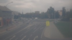 Křižovatka ulic Komenského a Velké Novosady