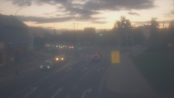 Křižovatka ulic Komenského a Velké Novosady