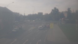 Křižovatka ulic Komenského a Velké Novosady