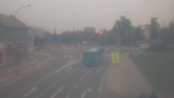 Křižovatka ulic Komenského a Velké Novosady