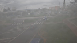 Křižovatka ulic Velká Dlážka a Polní