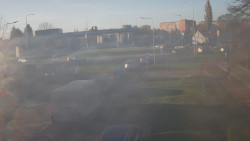 Křižovatka ulic Velká Dlážka a Polní