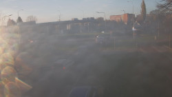 Křižovatka ulic Velká Dlážka a Polní