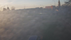 Křižovatka ulic Velká Dlážka a Polní