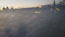 Křižovatka ulic Velká Dlážka a Polní