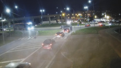 Křižovatka ulic Velká Dlážka a Polní