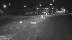 Křižovatka ulic Velká Dlážka a Polní