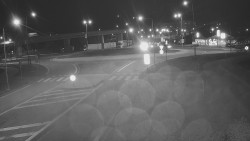 Křižovatka ulic Velká Dlážka a Polní