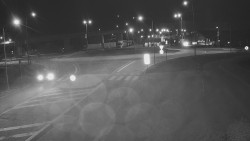 Křižovatka ulic Velká Dlážka a Polní