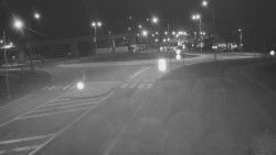 Křižovatka ulic Velká Dlážka a Polní