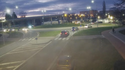 Křižovatka ulic Velká Dlážka a Polní