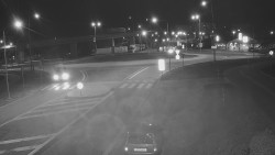 Křižovatka ulic Velká Dlážka a Polní