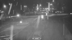 Křižovatka ulic Velká Dlážka a Polní