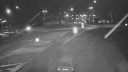 Křižovatka ulic Velká Dlážka a Polní