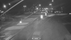 Křižovatka ulic Velká Dlážka a Polní