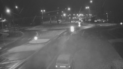 Křižovatka ulic Velká Dlážka a Polní