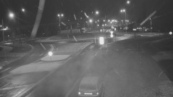 Křižovatka ulic Velká Dlážka a Polní