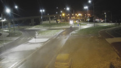 Křižovatka ulic Velká Dlážka a Polní