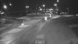 Křižovatka ulic Velká Dlážka a Polní